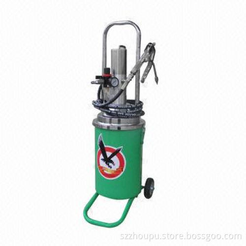 Air-operated grease pump, 50:1 ratio, adaptor grease delivery hose (1/4"-4 meters) with 13kg tank